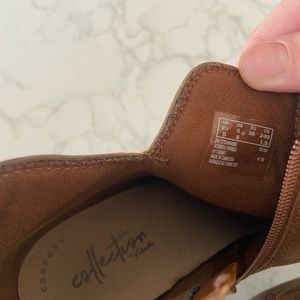 Clarks Brown Ankle Boots